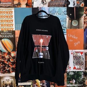 the weeknd ‘after hours’ crewneck merch